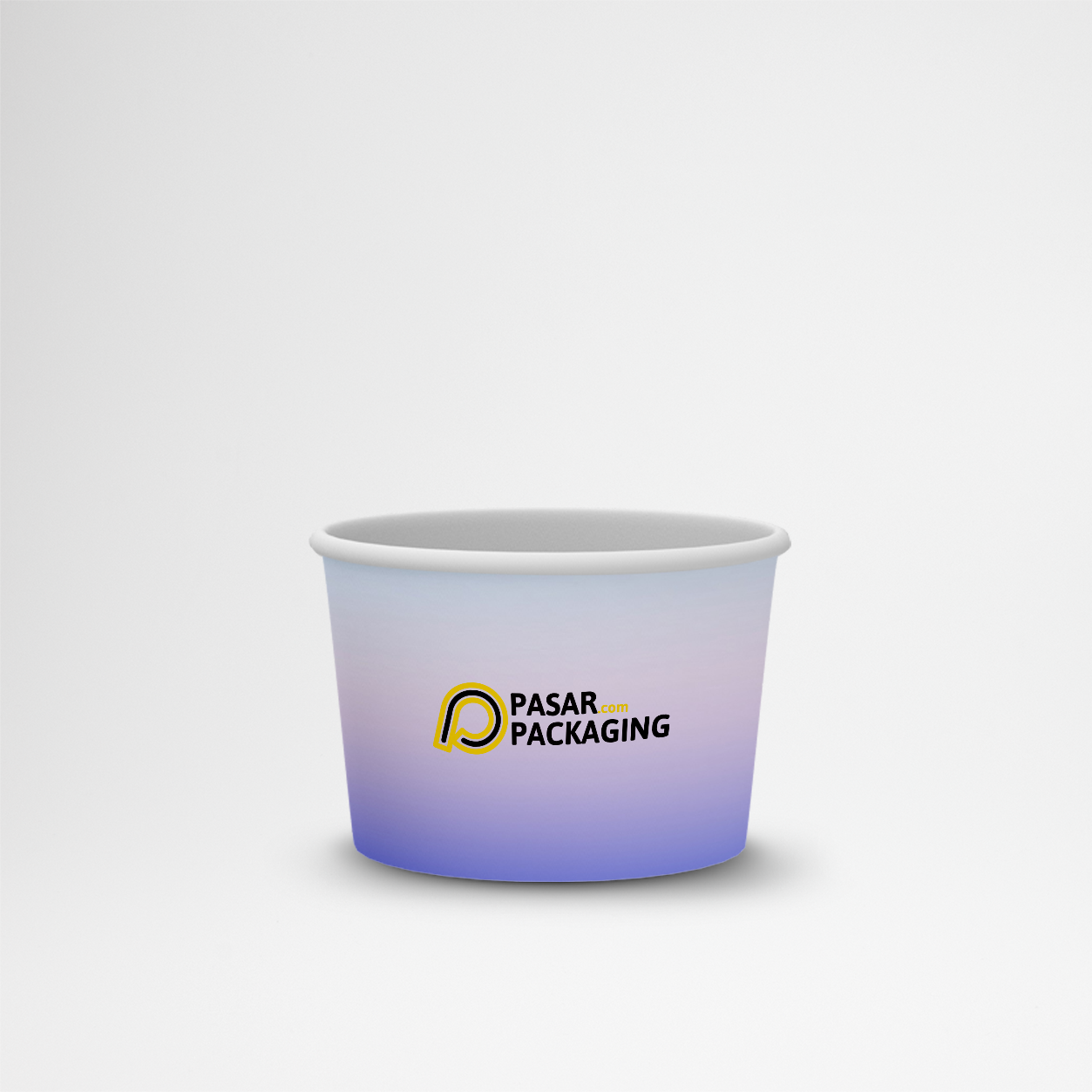 4oz Ice Cream Paper Cup - Printed - Pasar Packaging