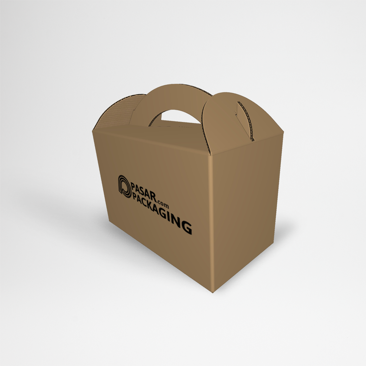 30x16x20 Handle Gift Box - Sablon - Pasar Packaging