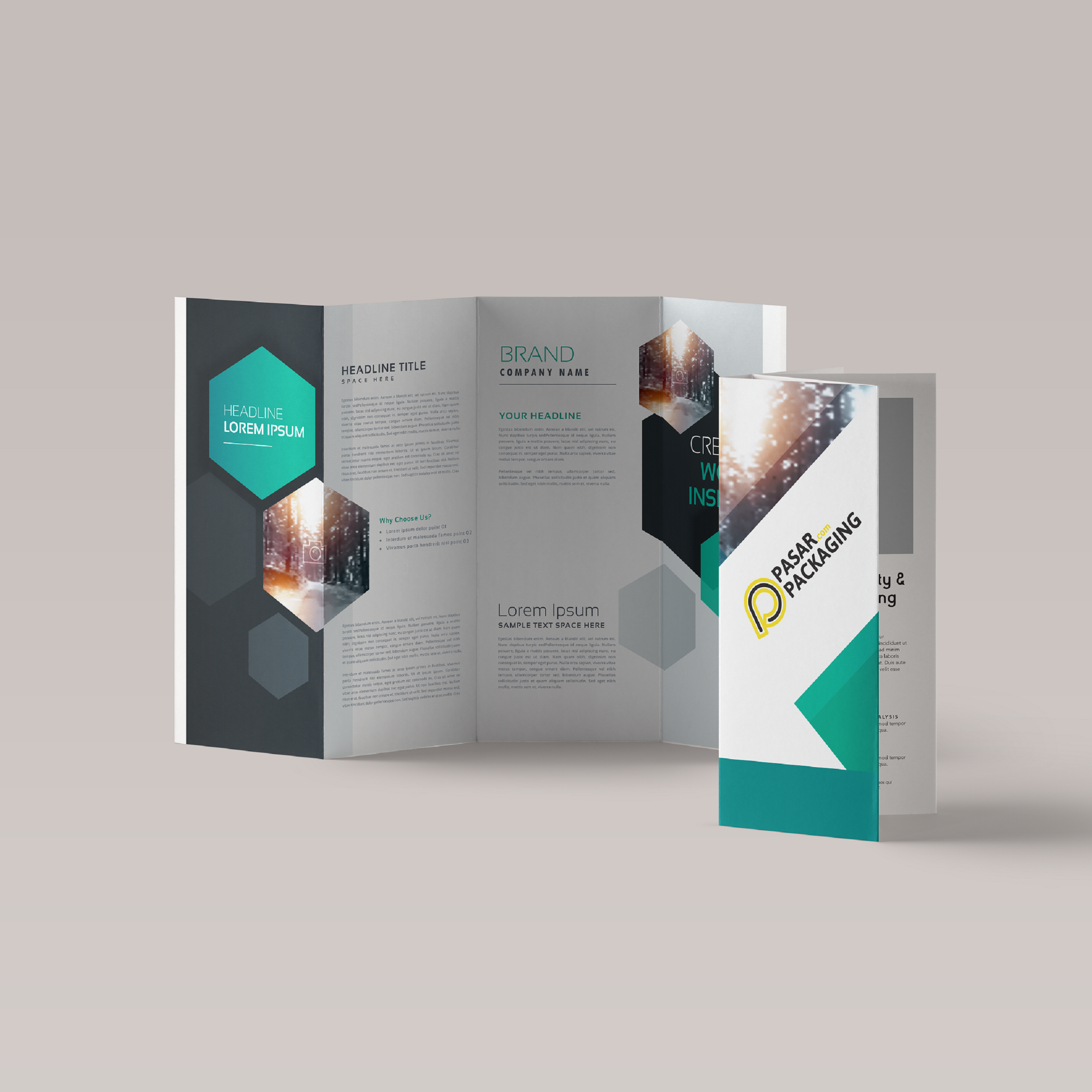Brochure Quarter-Fold - Pasar Packaging