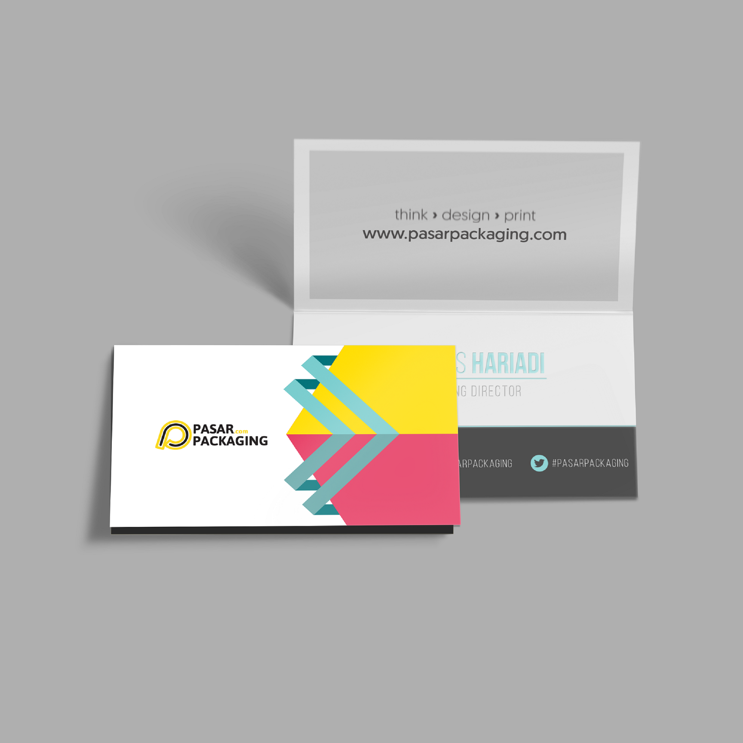Business Card Fold - Pasar Packaging