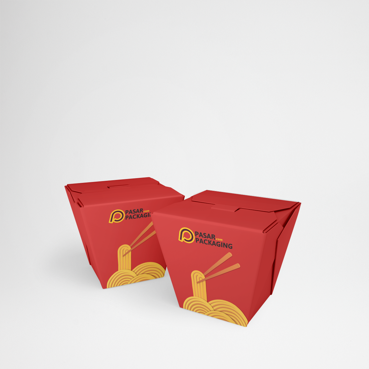 Food Pail Medium - Printed - Pasar Packaging